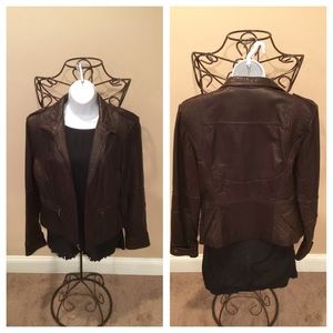 KENNETH COLE LEATHER JACKET
